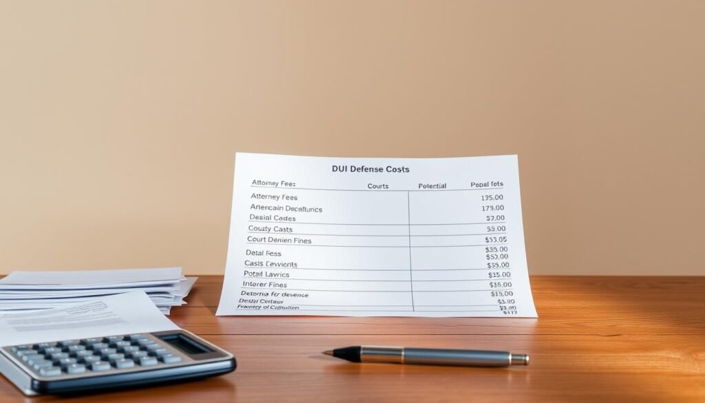 DUI defense costs breakdown DUI defense costs breakdown